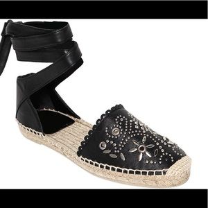 Saint Laurent Leather Espadrille SZ. 37.5